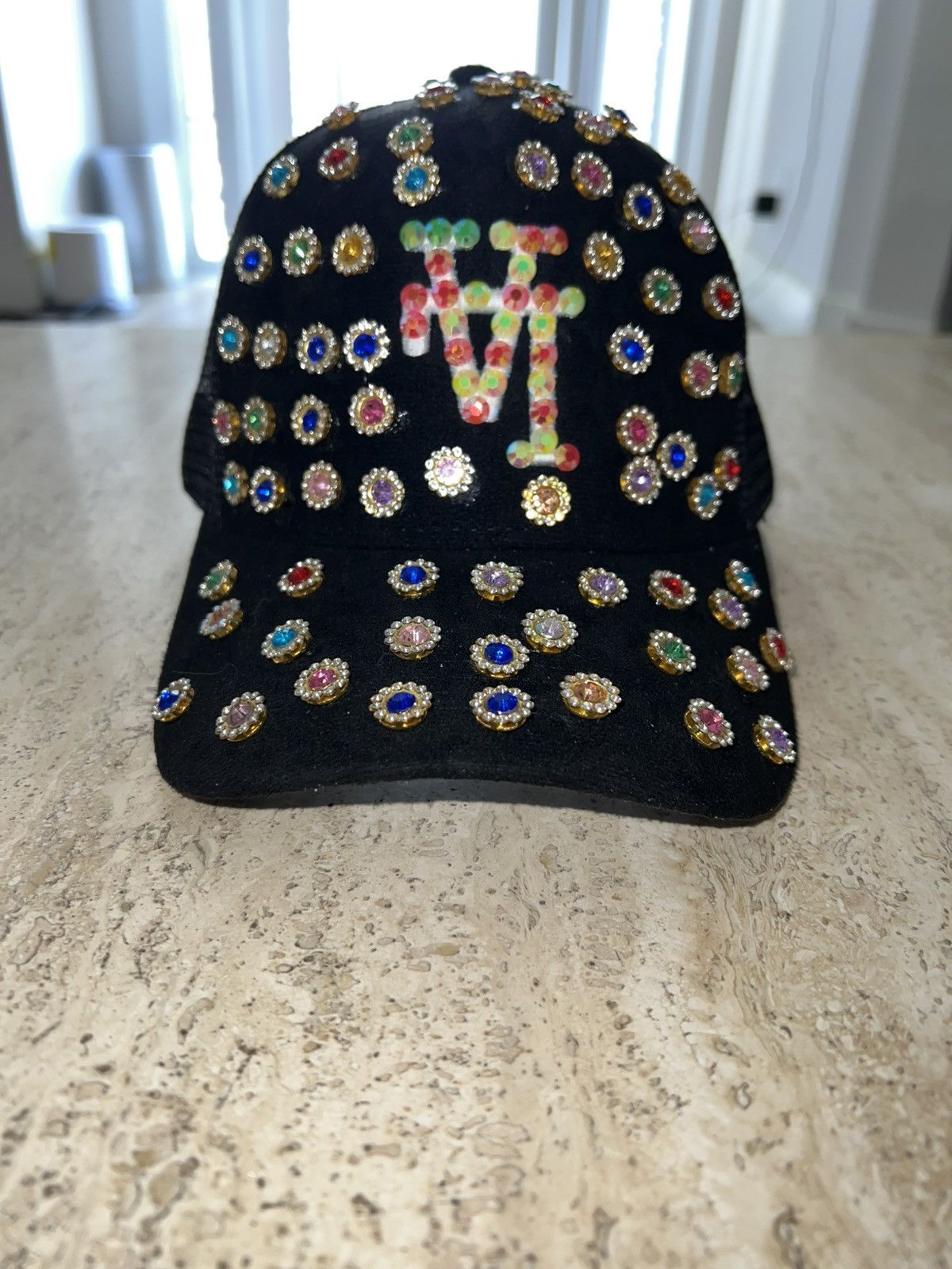 Other black la dodger hat custom Size ONE SIZE - 6 Thumbnail