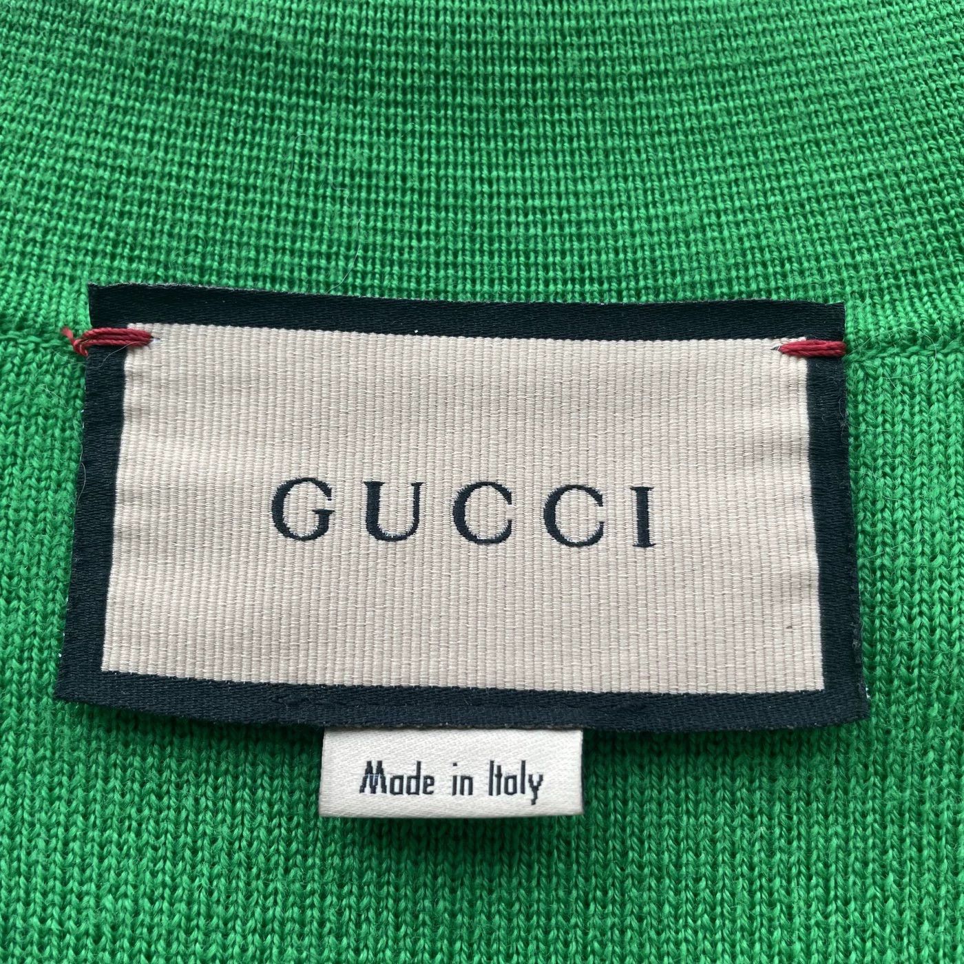 Gucci GUCCI SS21 99 New Women's Green Wool Polo Shirt L Size L / US 10 / IT 46 - 5 Thumbnail