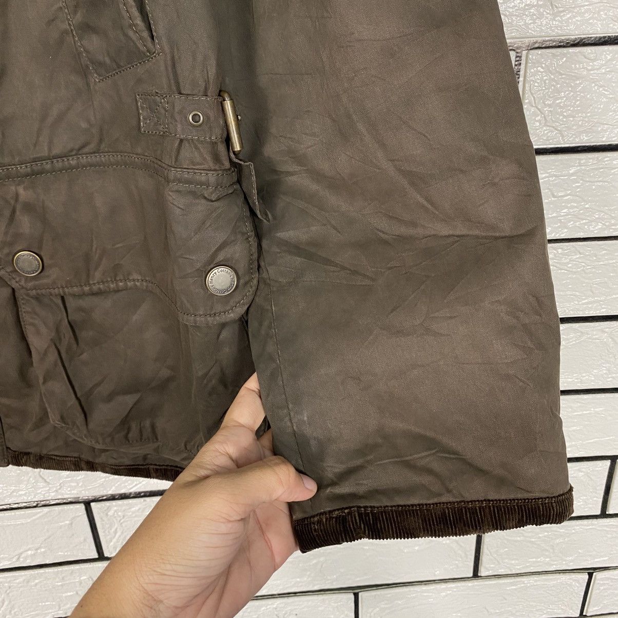 Japanese Brand Vintage Hunting Wax Jacket Blanket Henry Cotton Issey Miyake Size US S / EU 44-46 / 1 - 17 Thumbnail