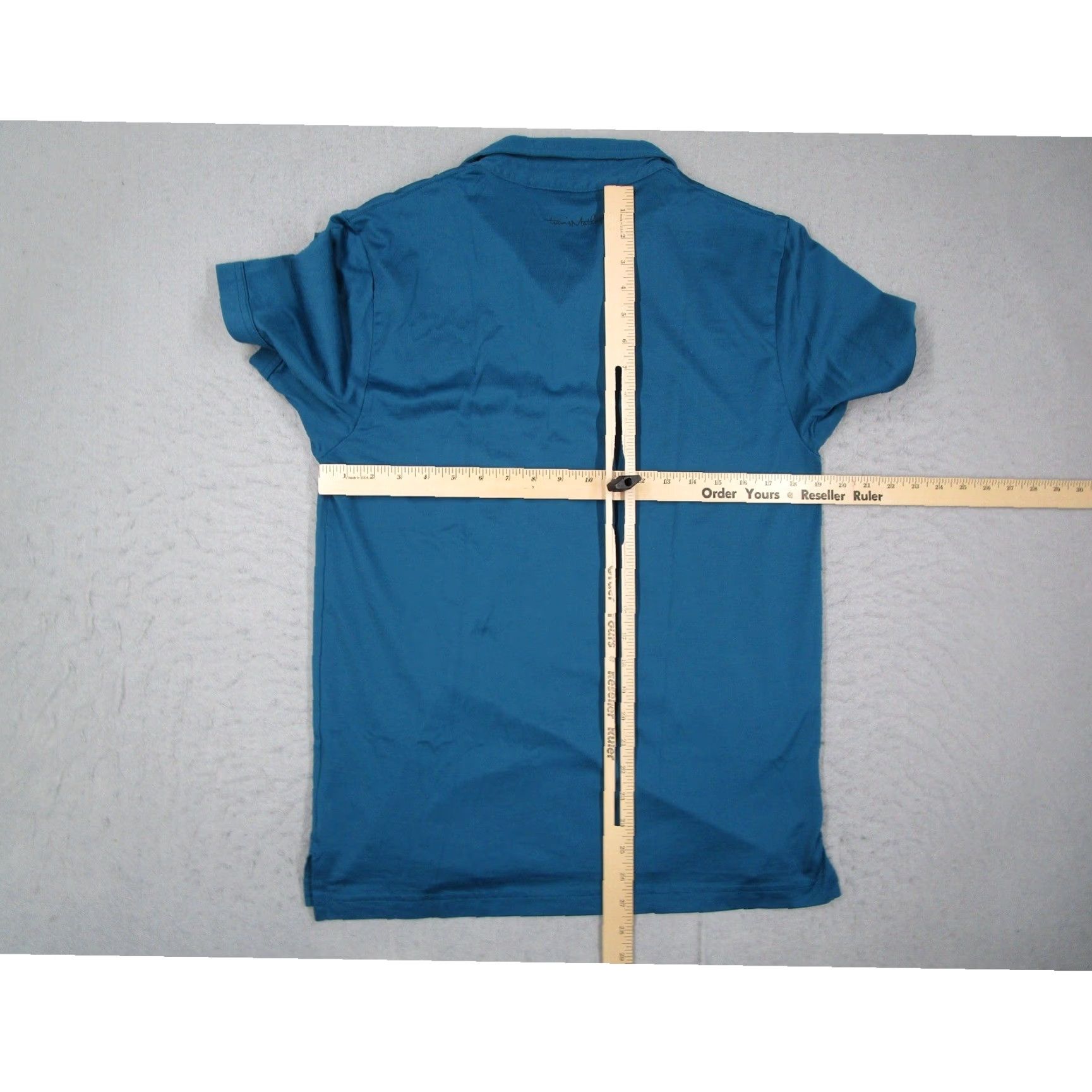 TravisMathew TravisMathew Mens Polo Shirt Blue Teal Pima Cotton Blend Short Sleeve M Size US M / EU 48-50 / 2 - 6 Thumbnail