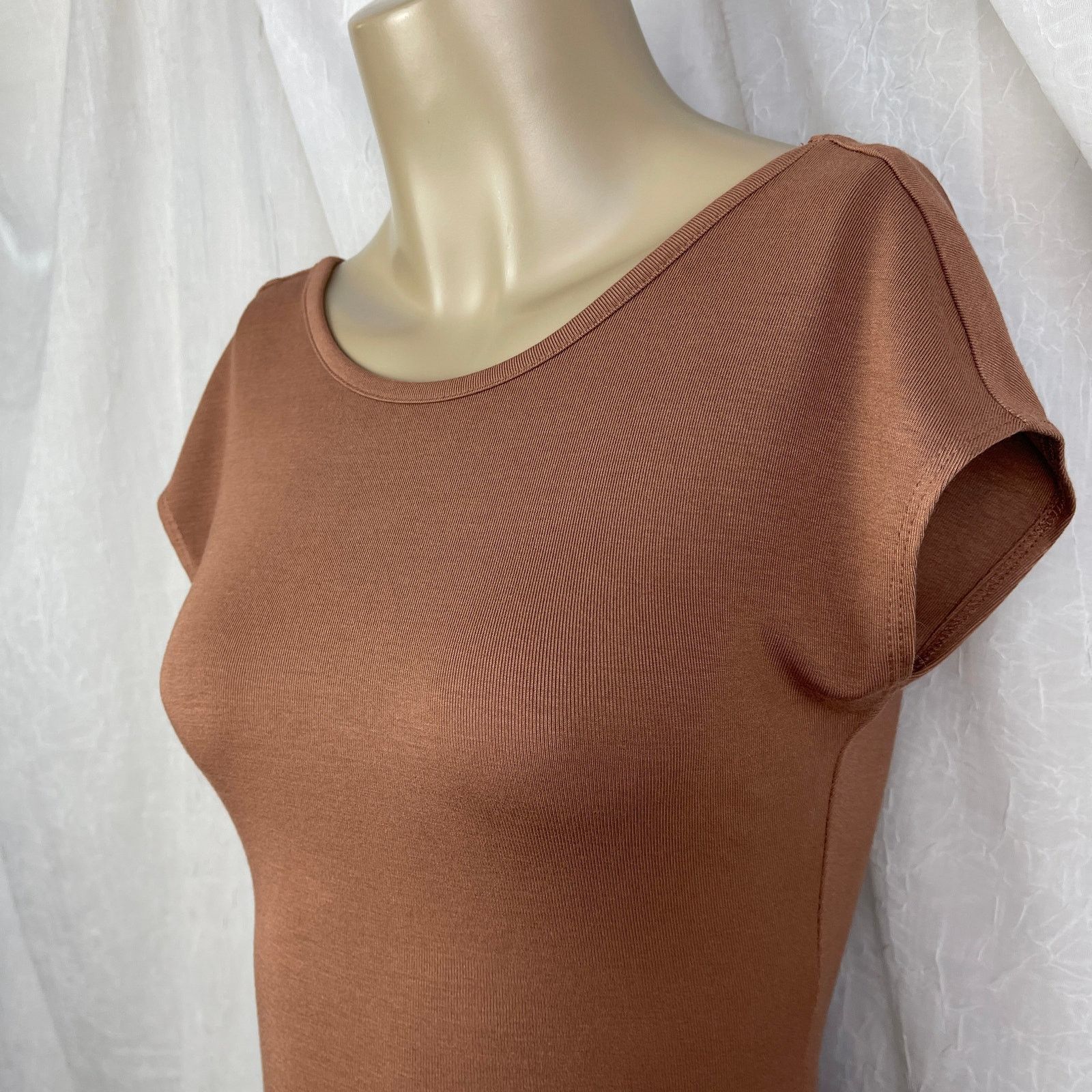 Forever 21 Forever 21 Scoop Back Short Sleeve Bodysuit Dusty Pink XS Size XS / US 0-2 / IT 36-38 - 5 Thumbnail