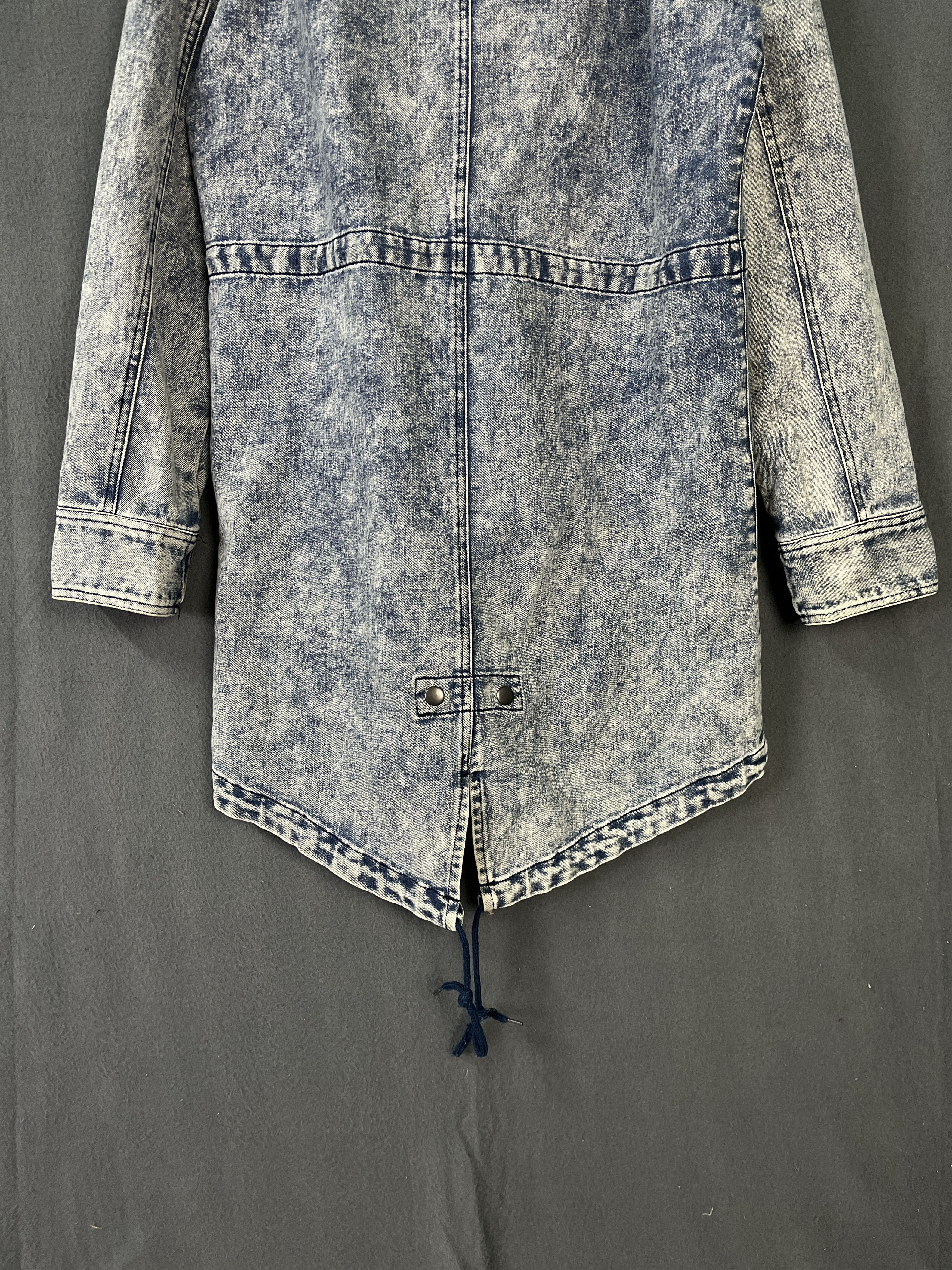 In The Attic In The Attic Stone Washed Denim Fishtail Parka Jacket Size US M / EU 48-50 / 2 - 8 Thumbnail