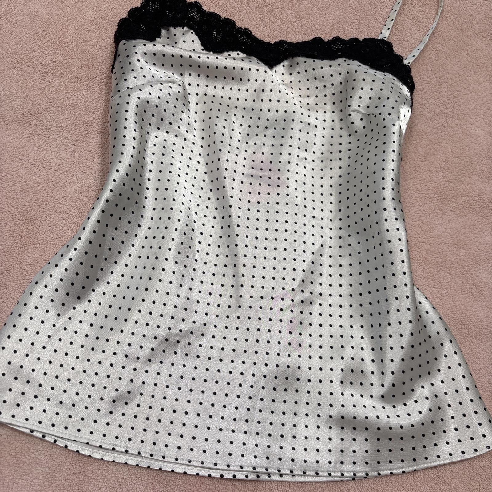 Other y2k polka dot silky lace cami Size M / US 6-8 / IT 42-44 - 4 Thumbnail