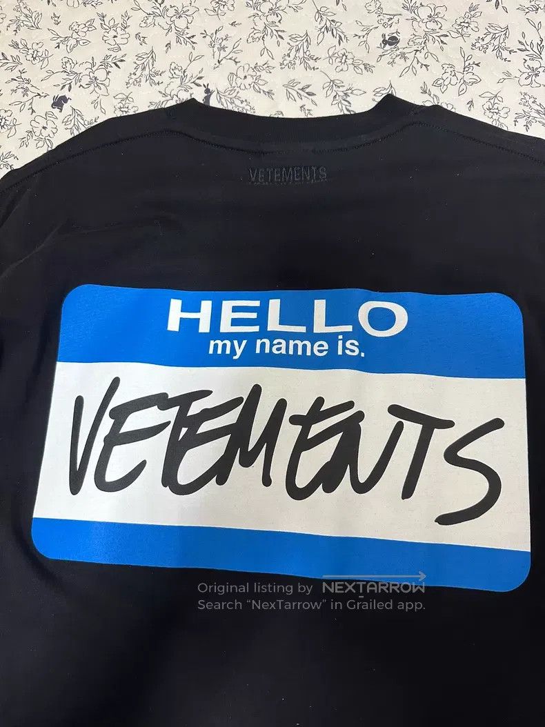 Vetements VETEMENTS Signature Short Sleeve Size US S / EU 44-46 / 1 - 4 Thumbnail