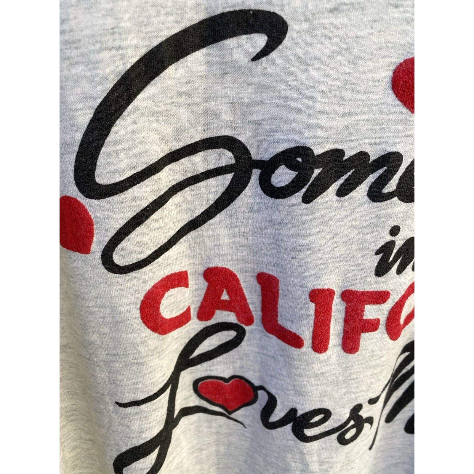 Vintage VINTAGE Somebody In California Loves Me T-Shirt Size US XL / EU 56 / 4 - 4 Thumbnail