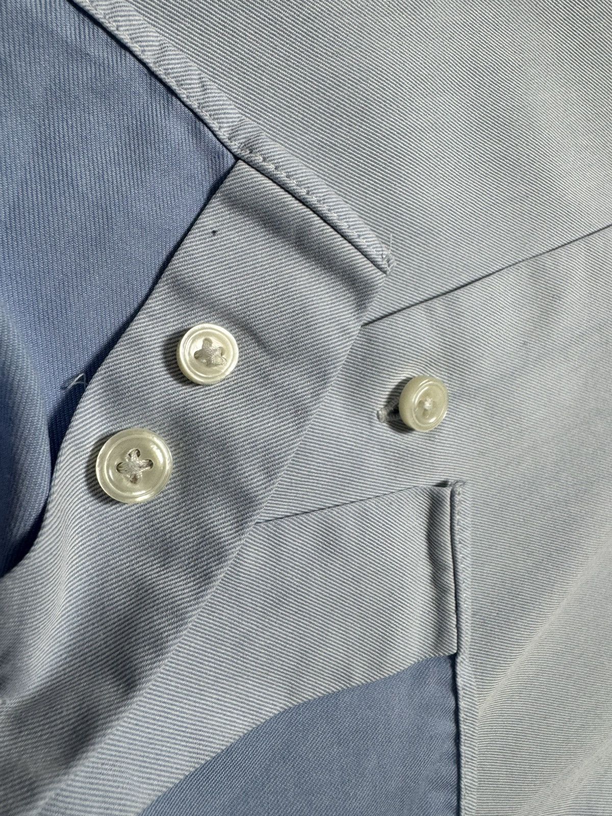 Suitsupply Suitsupply Blue Button Up Shirt Vintage Size US M / EU 48-50 / 2 - 7 Thumbnail