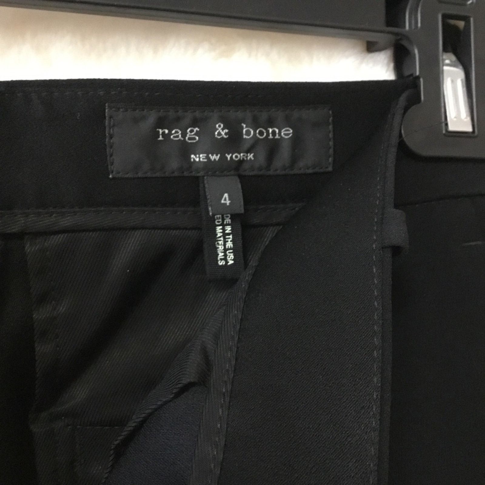 Rag & Bone Rag & Bone Black Classic High-Waist Dress Pants Size 27" / US 4 / IT 40 - 3 Thumbnail