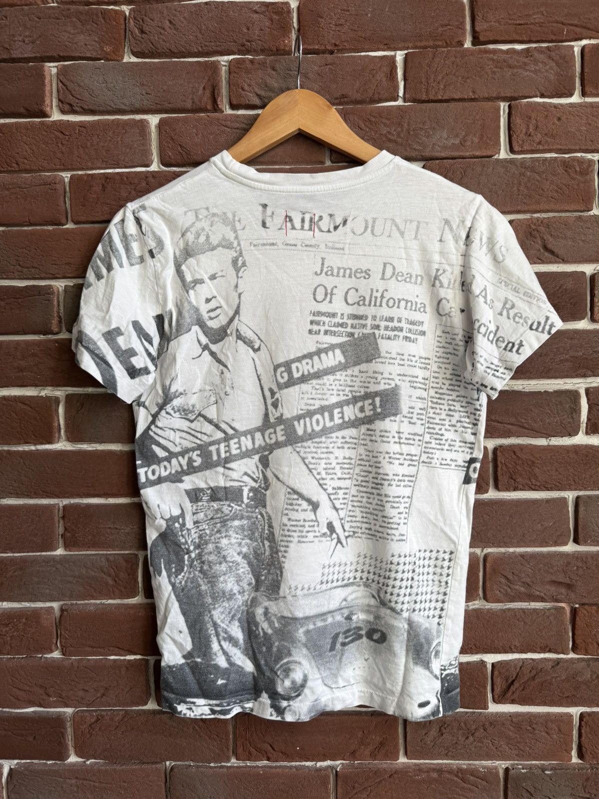 Acne Studios Vintage 90s Acne Action Jeans James Dean Band Tshirt Rare S Size US S / EU 44-46 / 1 - 2 Thumbnail