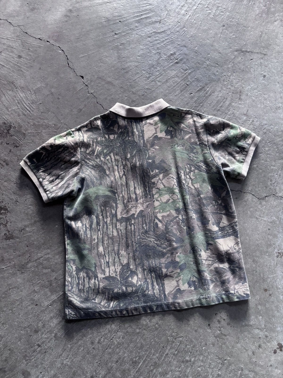 Realtree vintage made in usa camo polo tee Size US L / EU 52-54 / 3 - 5 Thumbnail