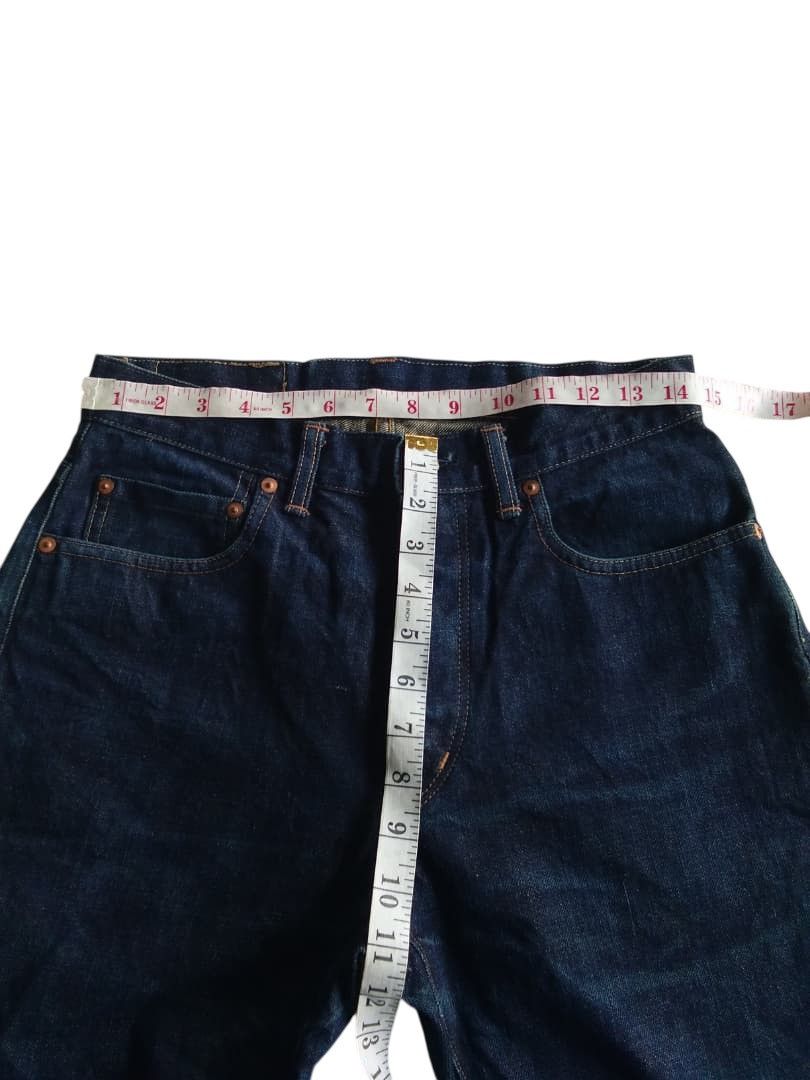 Kapital BLUE BLUE PURE INDIGO HOLLYWOOD RANCH MARKET JAPANESE DENIM Size US 29 - 14 Thumbnail