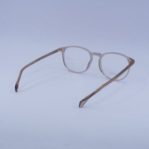 Gucci Gucci GG0551O 020 Eyeglasses Transparent Light Brown 55mm Size ONE SIZE - 10 Thumbnail