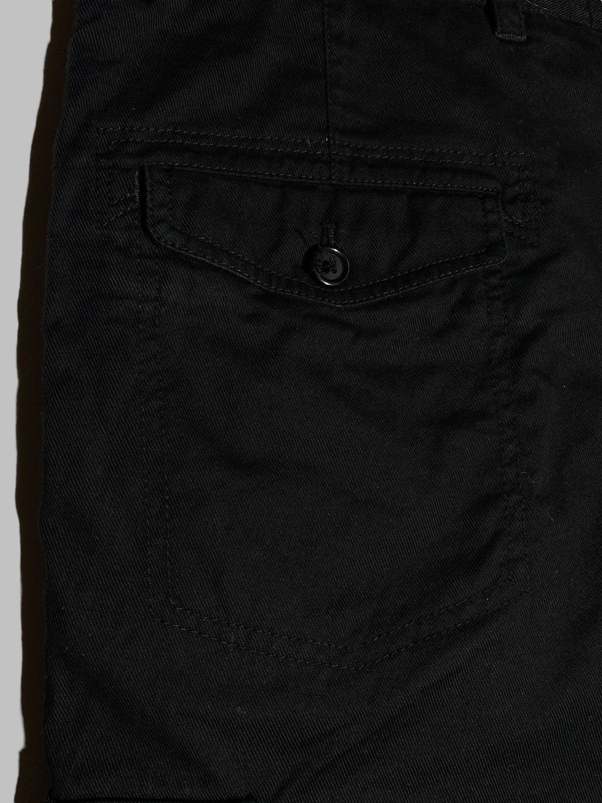 Dolce & Gabbana Dolce & Gabbana Jeans Black Cotton Skinny Cargo Denim Size US 32 / EU 48 - 10 Thumbnail