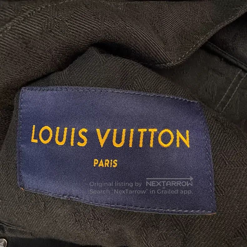 Louis Vuitton Louis Vuitton Solid dark print lapel denim jacket Size US S / EU 44-46 / 1 - 4 Thumbnail