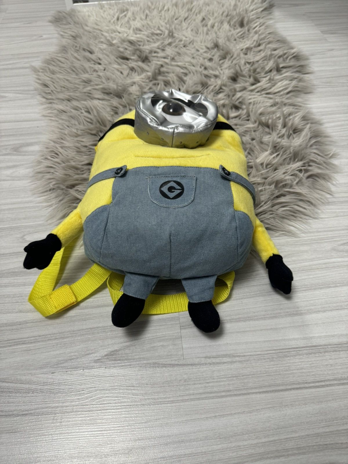 Japanese Brand × Vintage y2k Despicable Me Minions Plush Backpack Size ONE SIZE - 11 Thumbnail