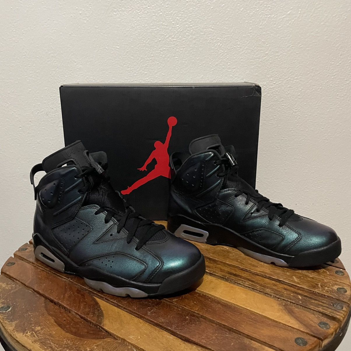 Jordan Brand × Nike Nike Air Jordan 6 Retro All-Star Chameleon Mens US Size 9 Size US 9 / EU 42 - 4 Thumbnail