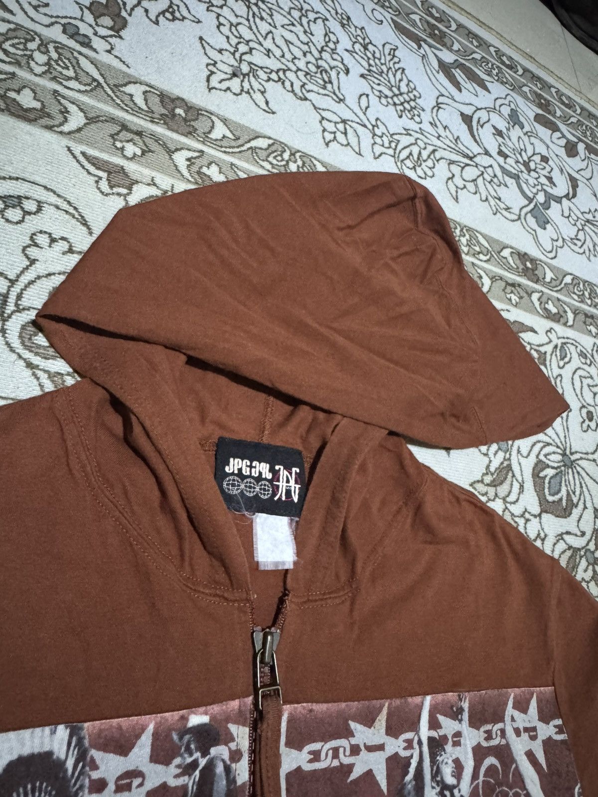 Jean Paul Gaultier GRAILED! Vtg JPG Western Sexy Cowboy Hoodie Zipper Size US M / EU 48-50 / 2 - 8 Thumbnail