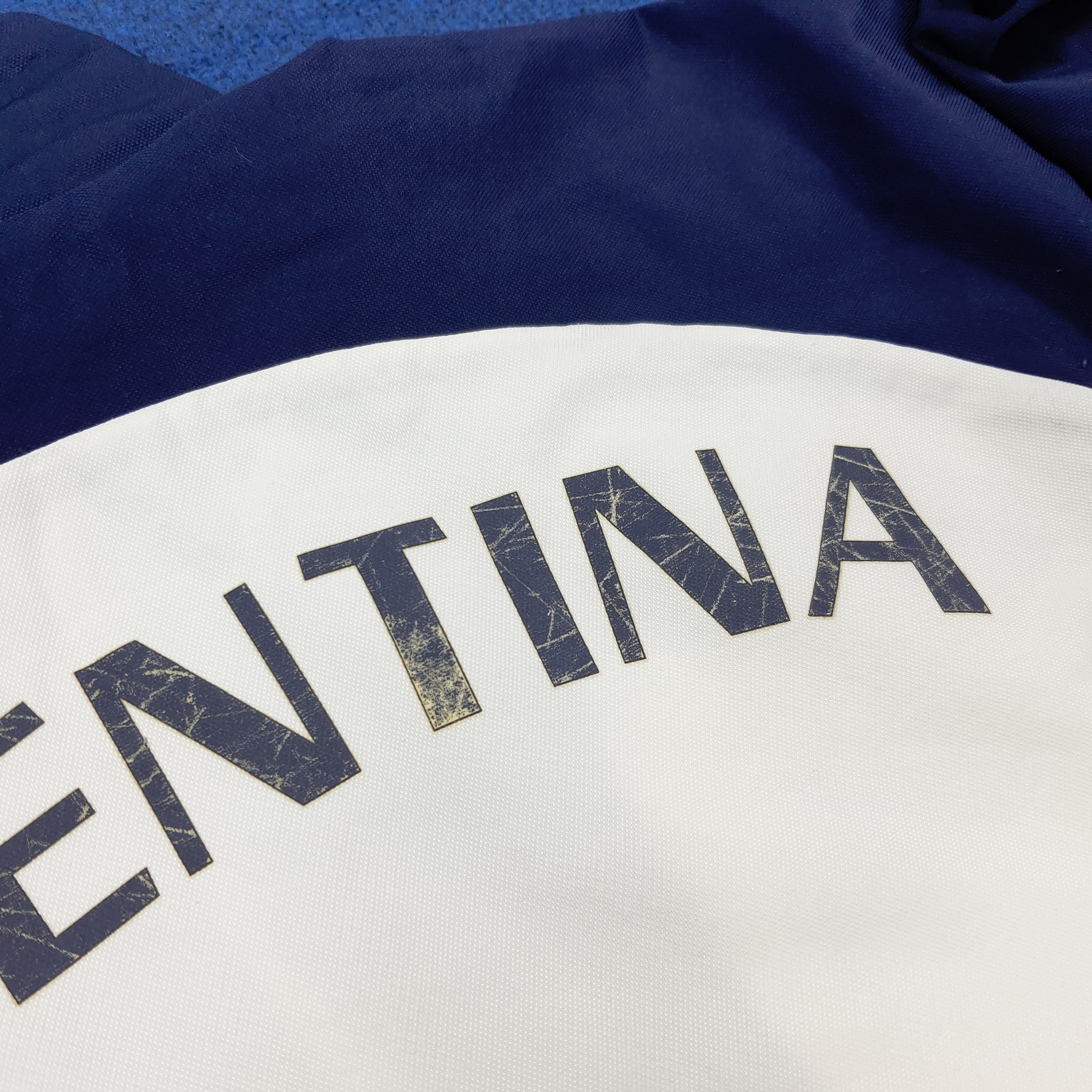 Adidas Vintage 2002 Argentina AFA Adidas Training Jacket C306N3 Size US XL / EU 56 / 4 - 17 Thumbnail