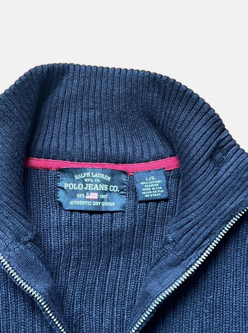 Ralph Lauren Zip-up knit sweater [free shipping] oldmoney preppy Size US L / EU 52-54 / 3 - 5 Thumbnail