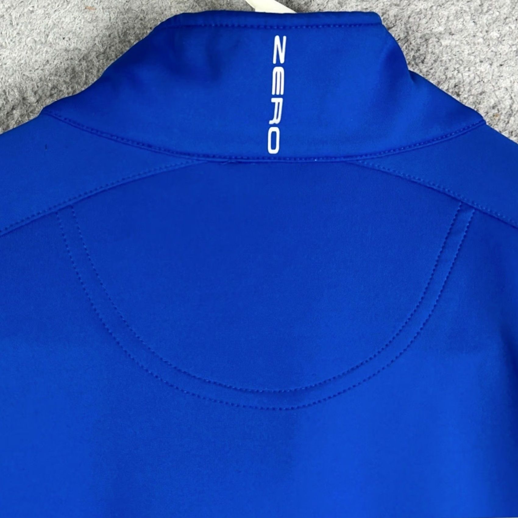 Vintage Zero Restriction Tour Series Jacket Mens L Blue Royal Blue 1/4 Zip Pullover Stretch Golf Activewear Winter Spring Fall Casual Mens Size US L / EU 52-54 / 3 - 6 Thumbnail