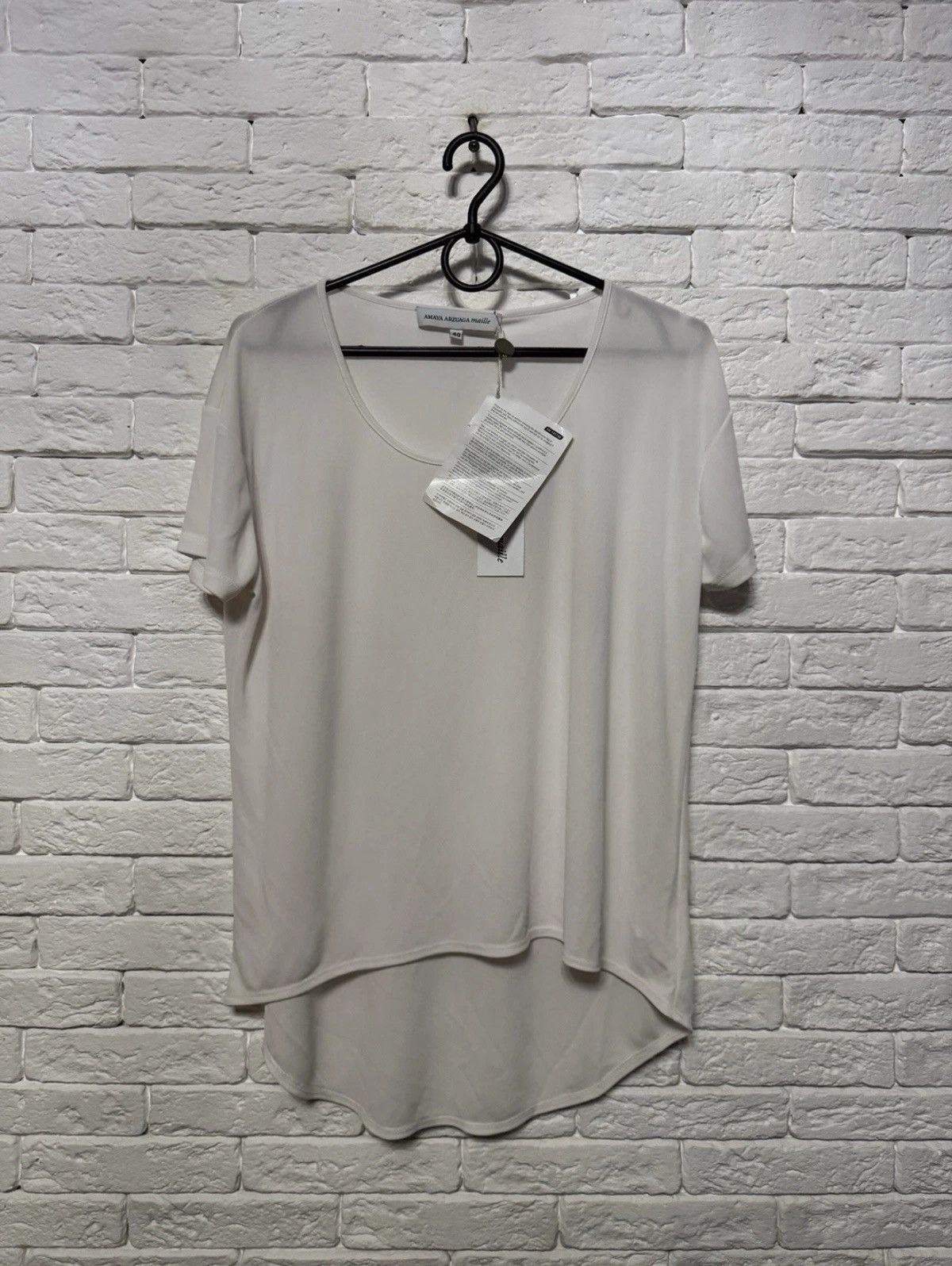 Other Amaya Arzuaga Maille Woman Brand New T-shirt RRP €195 Sz 40 Size M / US 6-8 / IT 42-44 - 1 Thumbnail
