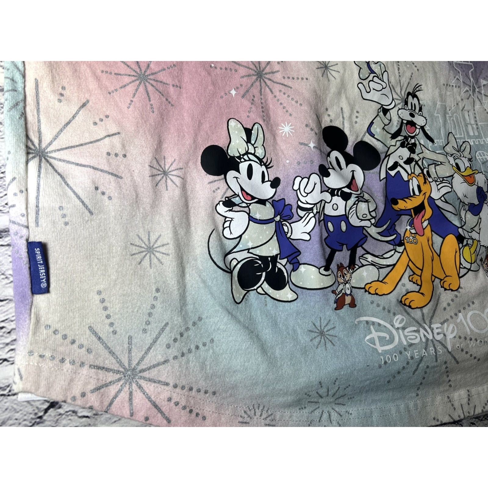 Disney VINTAGE Disneyland Resort 100 Years Tie Dye Fireworks Shirt M Disney Spirit Jersey Womens Size M / US 6-8 / IT 42-44 - 5 Thumbnail