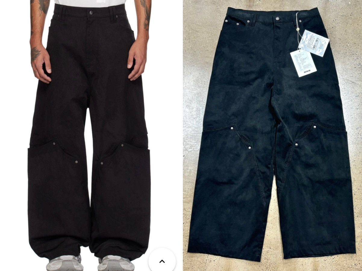 NAMESAKE NAMESAKE Double Knee Carpenter Denim (Black) Size US 34 / EU 50 - 1 Thumbnail