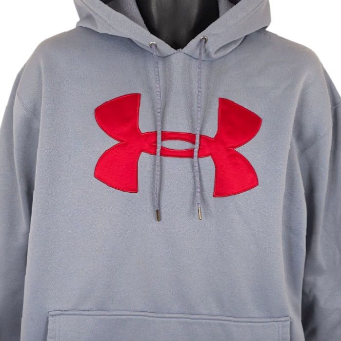 Under Armour Under Armour Hoodie Mens Size Large Gray Pullover Sweatshirt Athletic Size US L / EU 52-54 / 3 - 2 Thumbnail