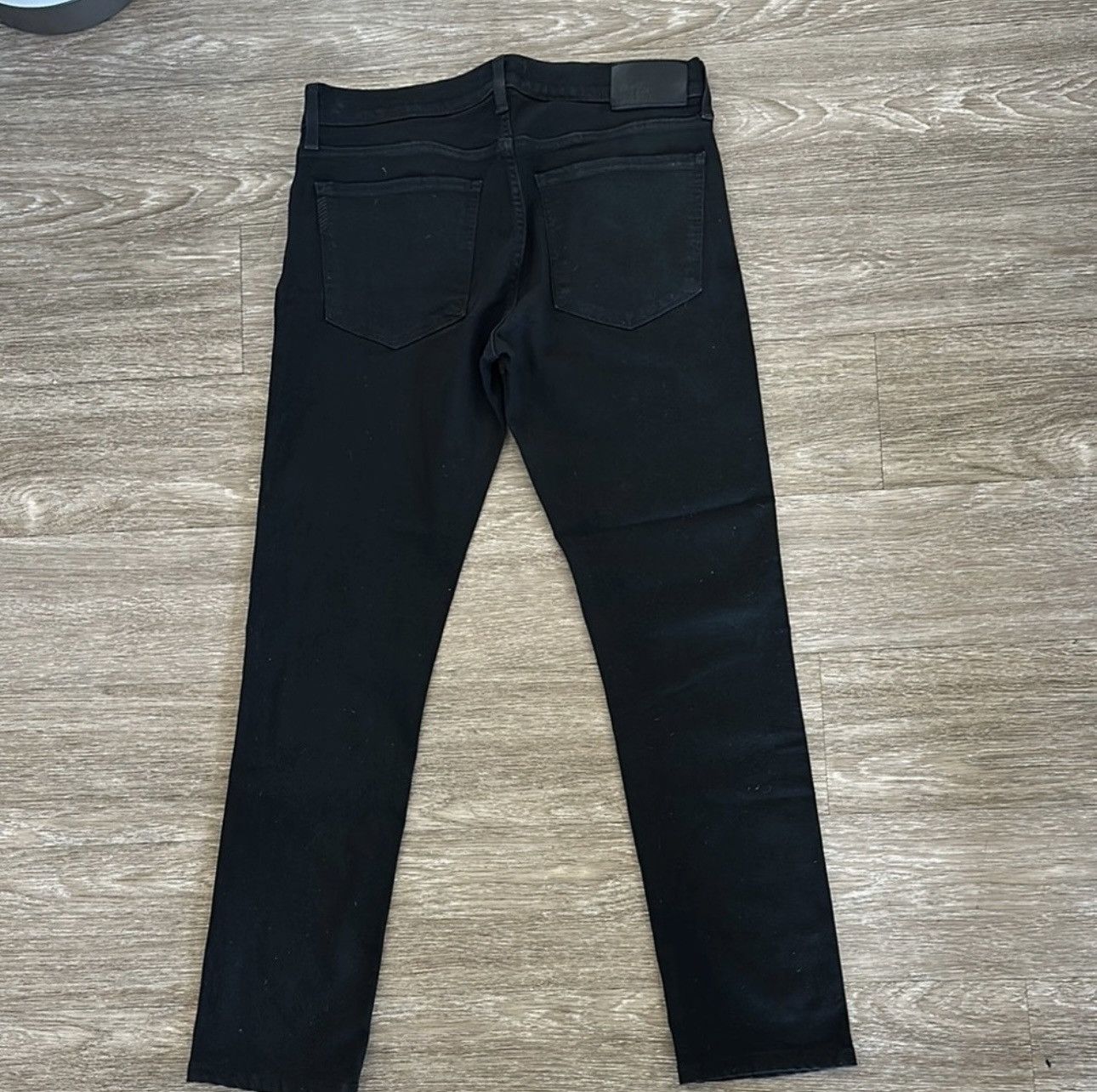 Paige Paige Black Lennox Denim Jeans Size US 31 - 6 Thumbnail