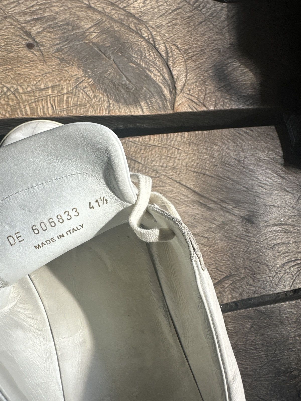 Saint Laurent Paris Saint Laurent Paris Low White Leather Camo Sneakers Rare Size US 8.5 / EU 41-42 - 4 Thumbnail