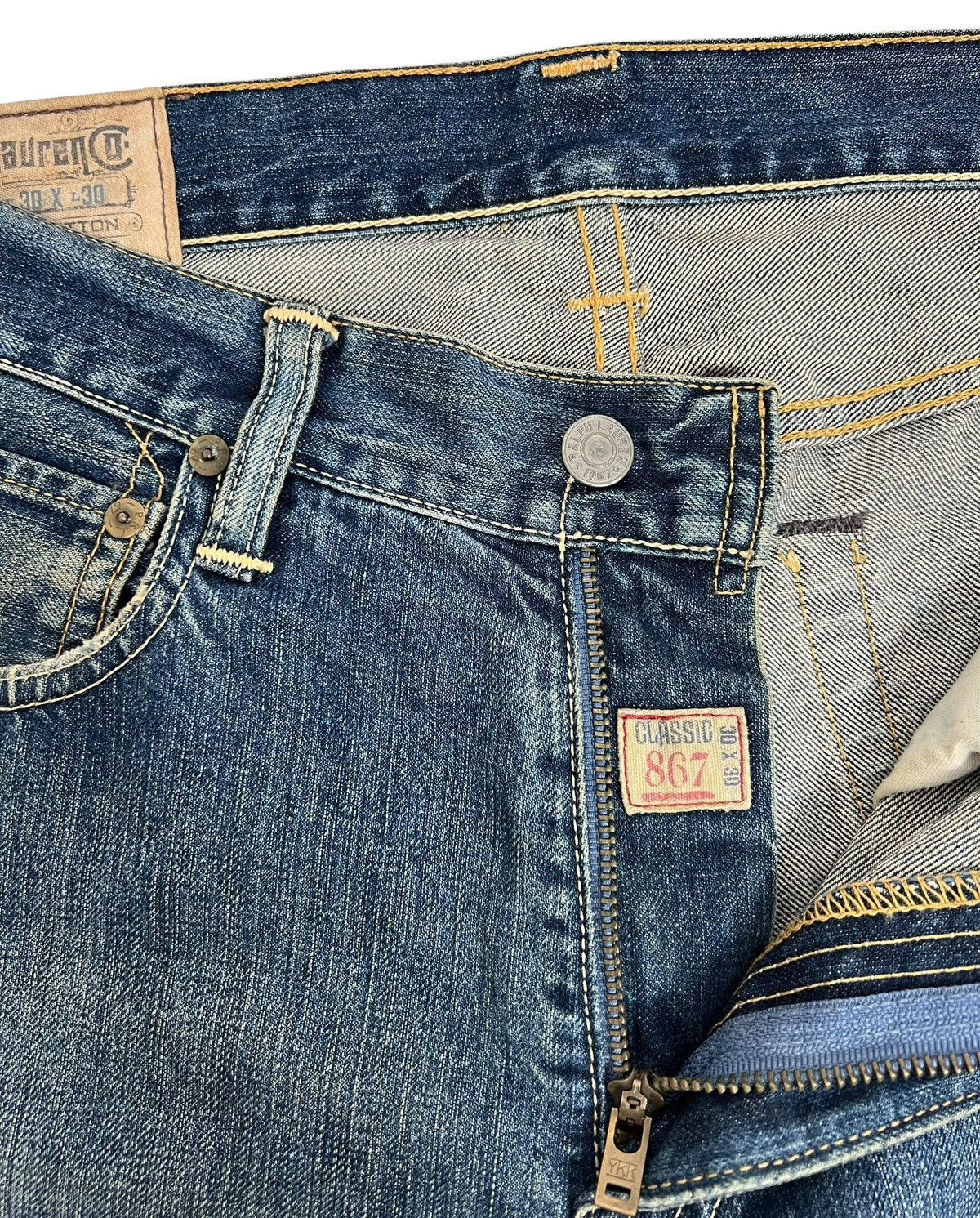 Polo Ralph Lauren Vintage Distressed Polo Ralph Lauren 867 Classic Jeans Size US 34 / EU 50 - 5 Thumbnail