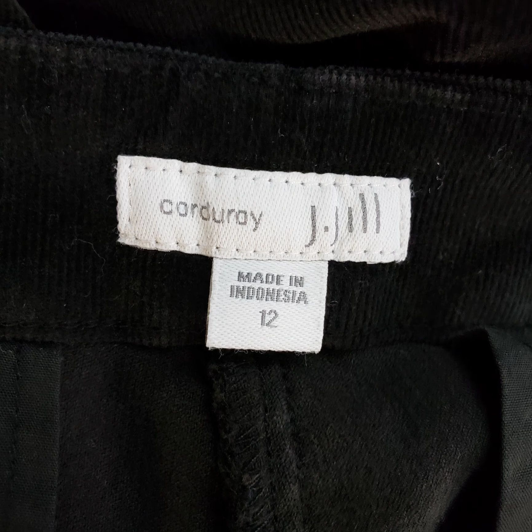 J. Jill J Jill Womens Corduroy Pants Sz 12 Gray Mid Rise Side Zip Cotton Blend Pants Women 12 Gray Corduroy Vintage No Size 34" / US 12 / IT 48 - 7 Thumbnail