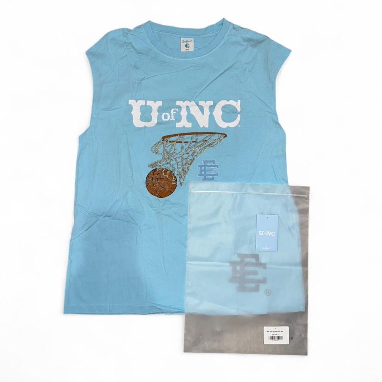 Eric Emanuel × NCAA ERIC EMANUEL NCAA UNC TAR HEELS BASIC CUTOFF SIZE LARGE Size US L / EU 52-54 / 3 - 1 Thumbnail