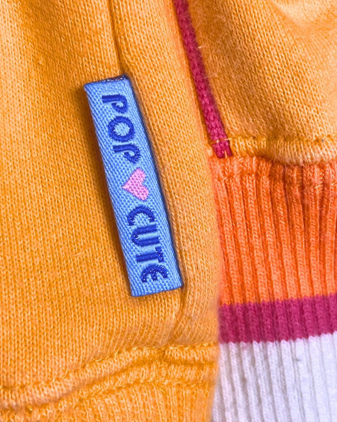 Angel Blue Angel Blue "A&B Girls" Orange Graphic Sweatshirt Size M / US 6-8 / IT 42-44 - 3 Thumbnail