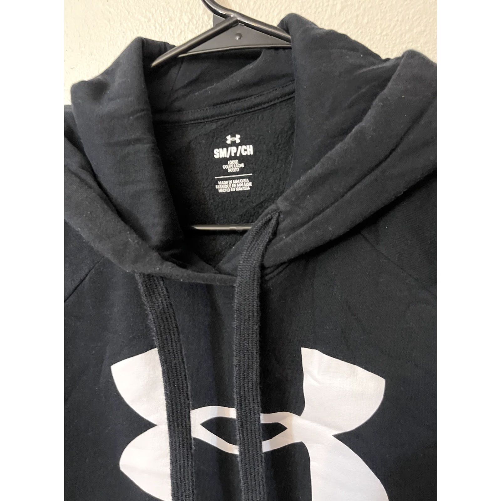 Under Armour Under Armour Hoodie Mens Size Small Black Logo Fleece Pullover Size US S / EU 44-46 / 1 - 3 Thumbnail