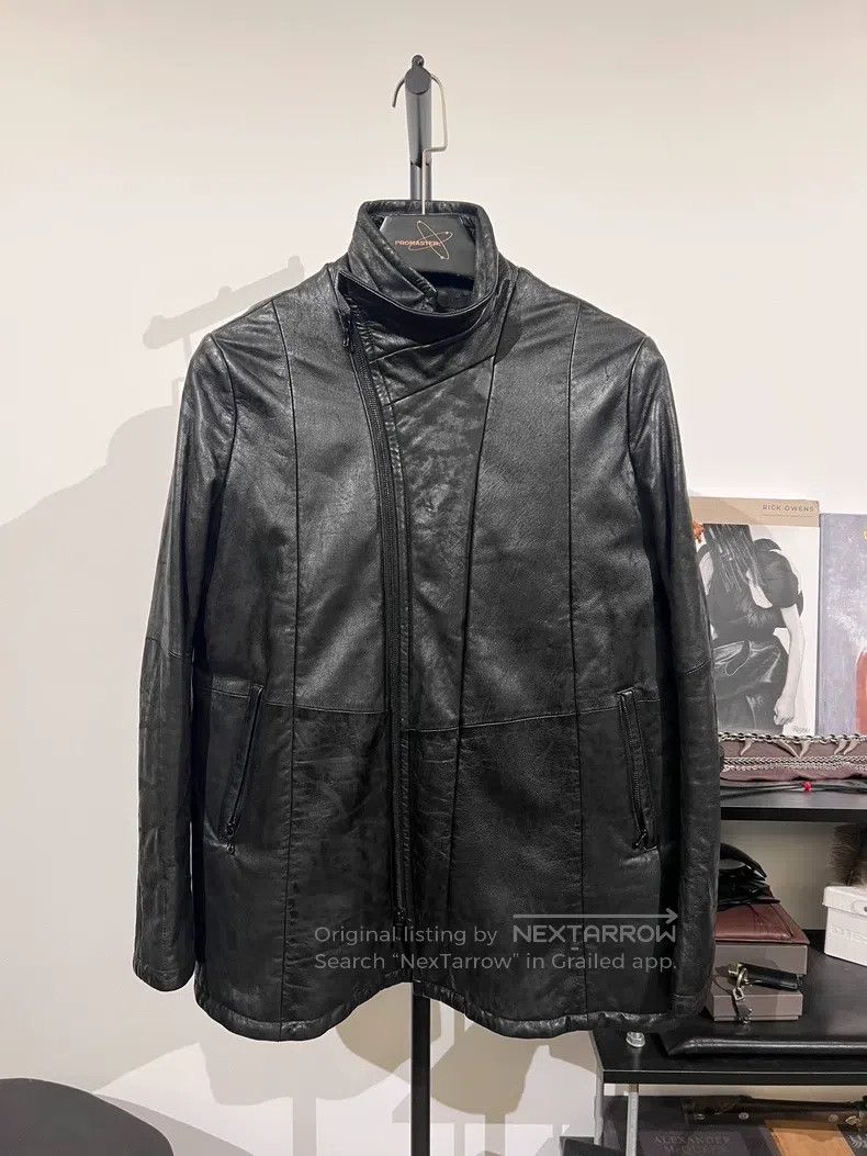 Julius Julius Sheepskin Quilted Leather Jacket Size US M / EU 48-50 / 2 - 2 Thumbnail