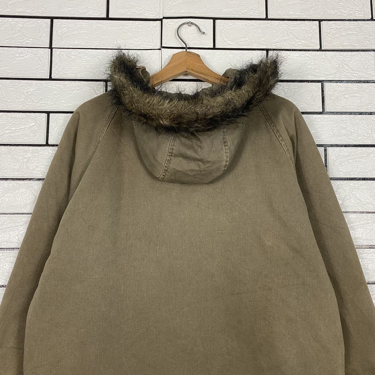 Japanese Brand Vintage Parka Jacket Local Motion Mink Fur Hoodie Blanket Size US M / EU 48-50 / 2 - 10 Thumbnail