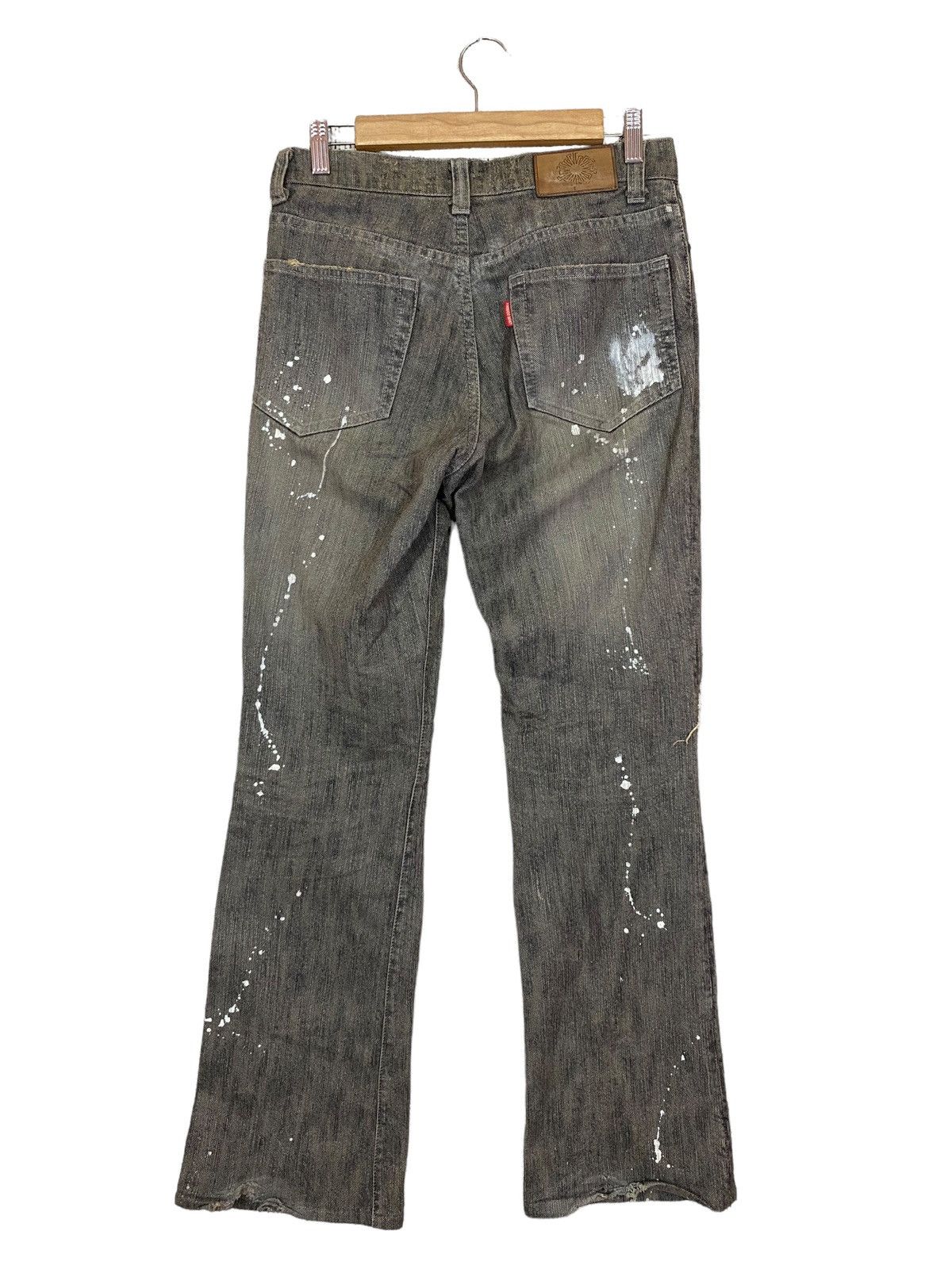 Tornado Mart Vintage tornado mart flared denim split colour distressed Size US 30 / EU 46 - 3 Thumbnail