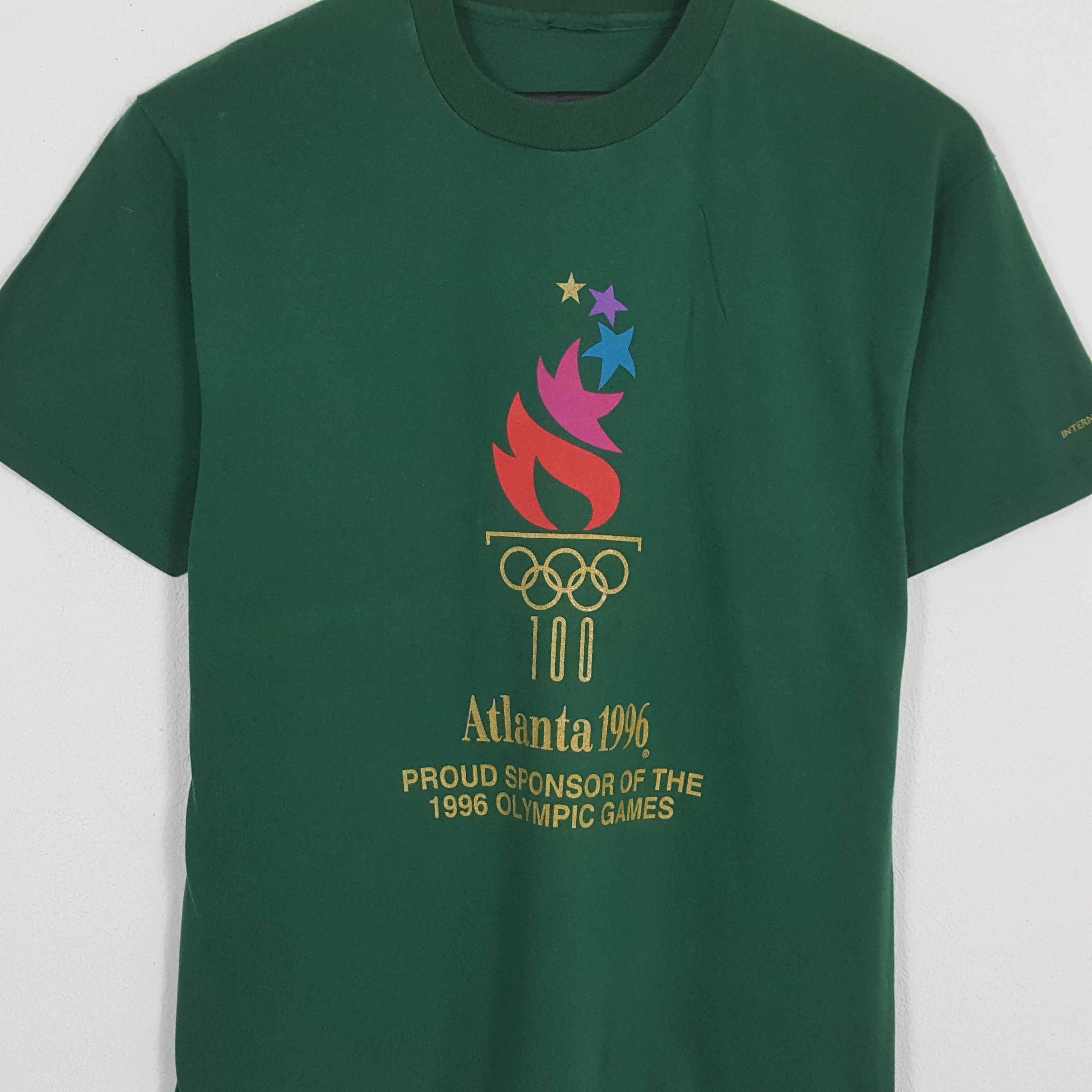 USA Olympics OLYMPIC ATLANTA 1996 Vintage Tshirt Size US L / EU 52-54 / 3 - 2 Thumbnail