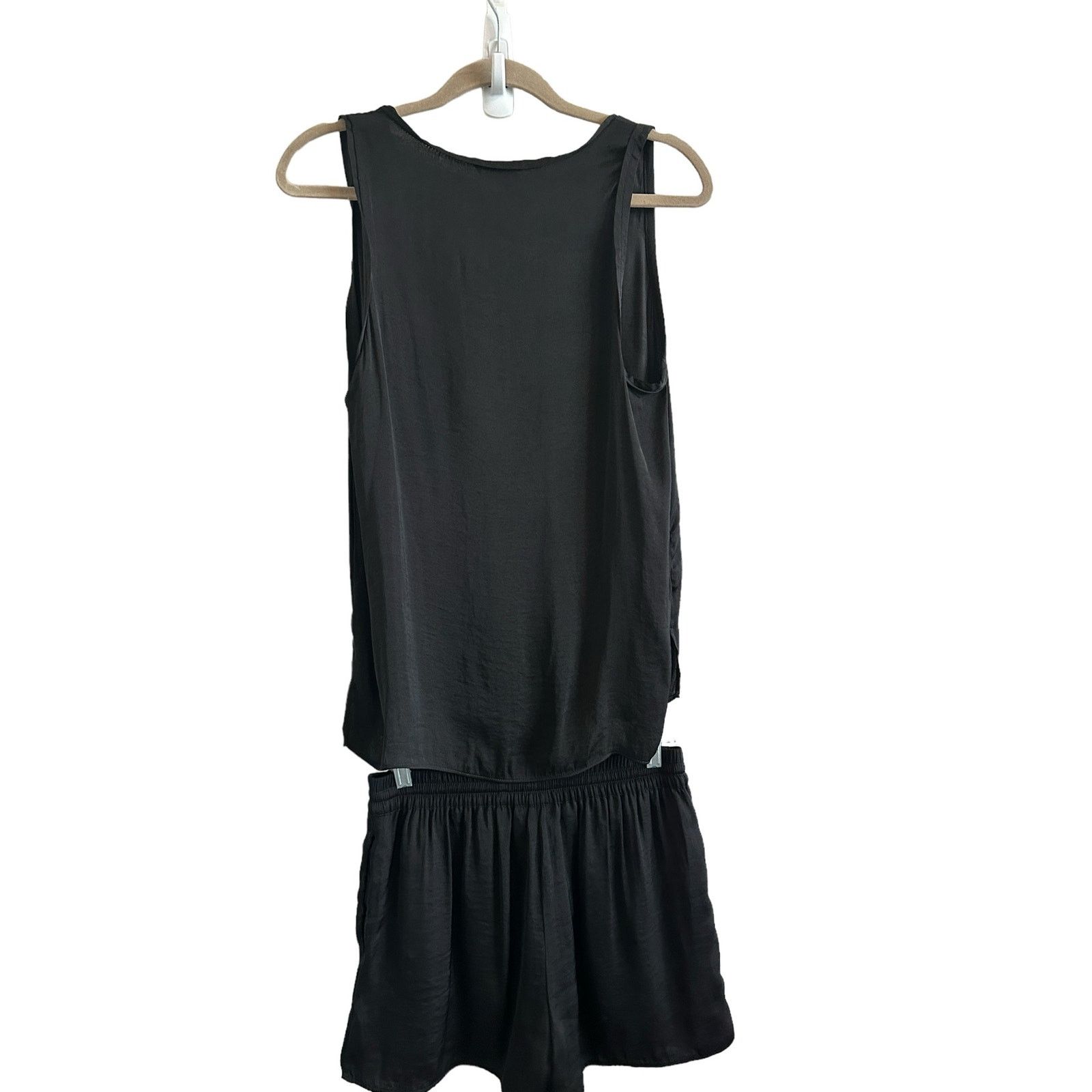 Other Naked Zebra Sleeveless Black Tank Drawstring Shorts Set - M Size 30" / US 8 / IT 44 - 7 Thumbnail