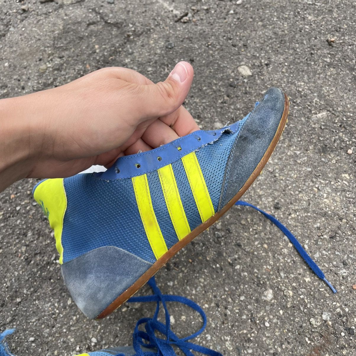 Adidas WEST GERMANY 90s Vintage Adidas Boxing High Boots Shoes Size US 7 / EU 40 - 12 Thumbnail