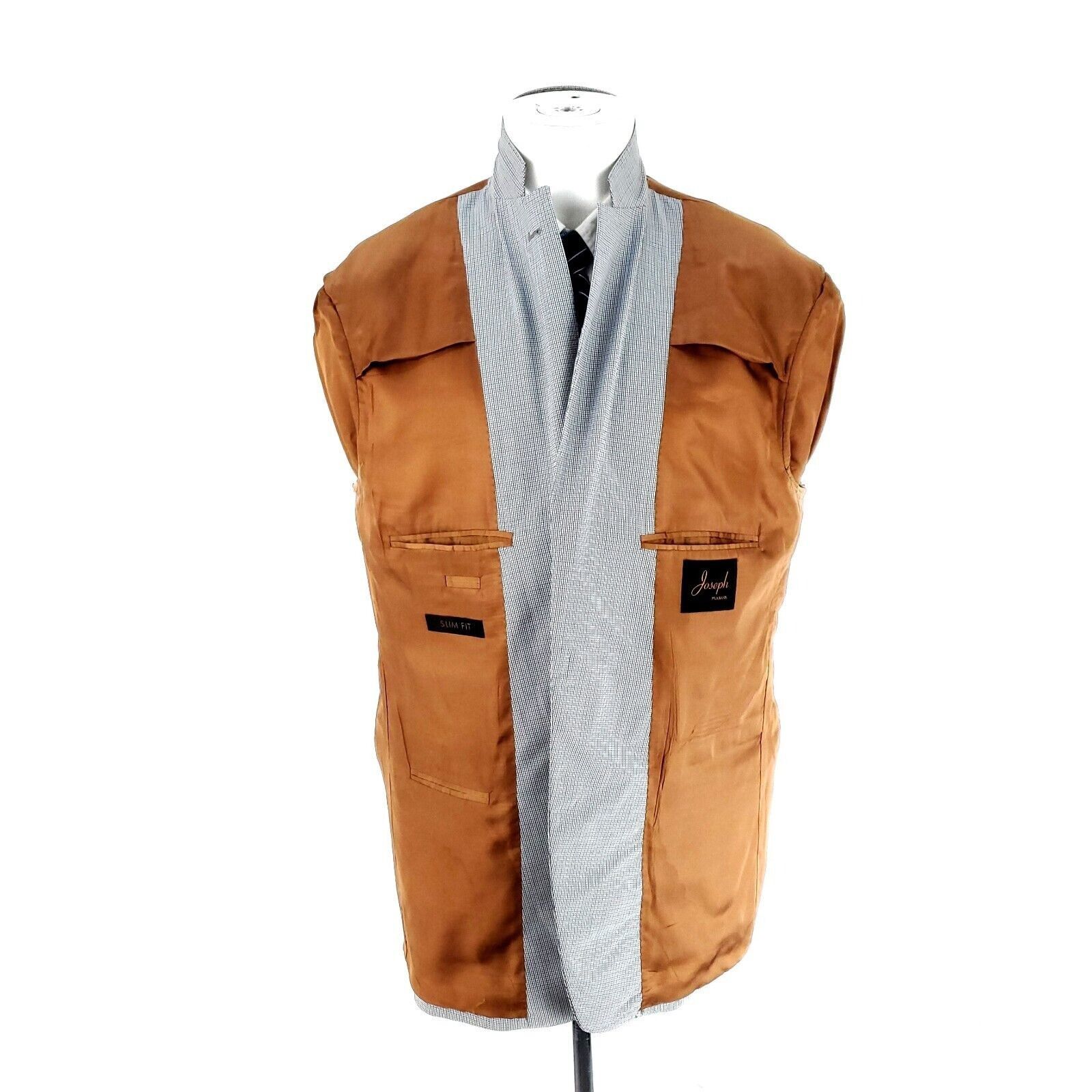 Jos. A. Bank Joseph Jos A Bank Wool 2 Button Blazer 42R Gray Green Blue C Size 42R - 12 Thumbnail