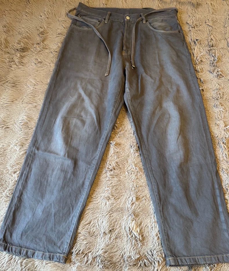 Acne Studios acne studios Grey straight-leg jeans Size US 31 - 1 Thumbnail