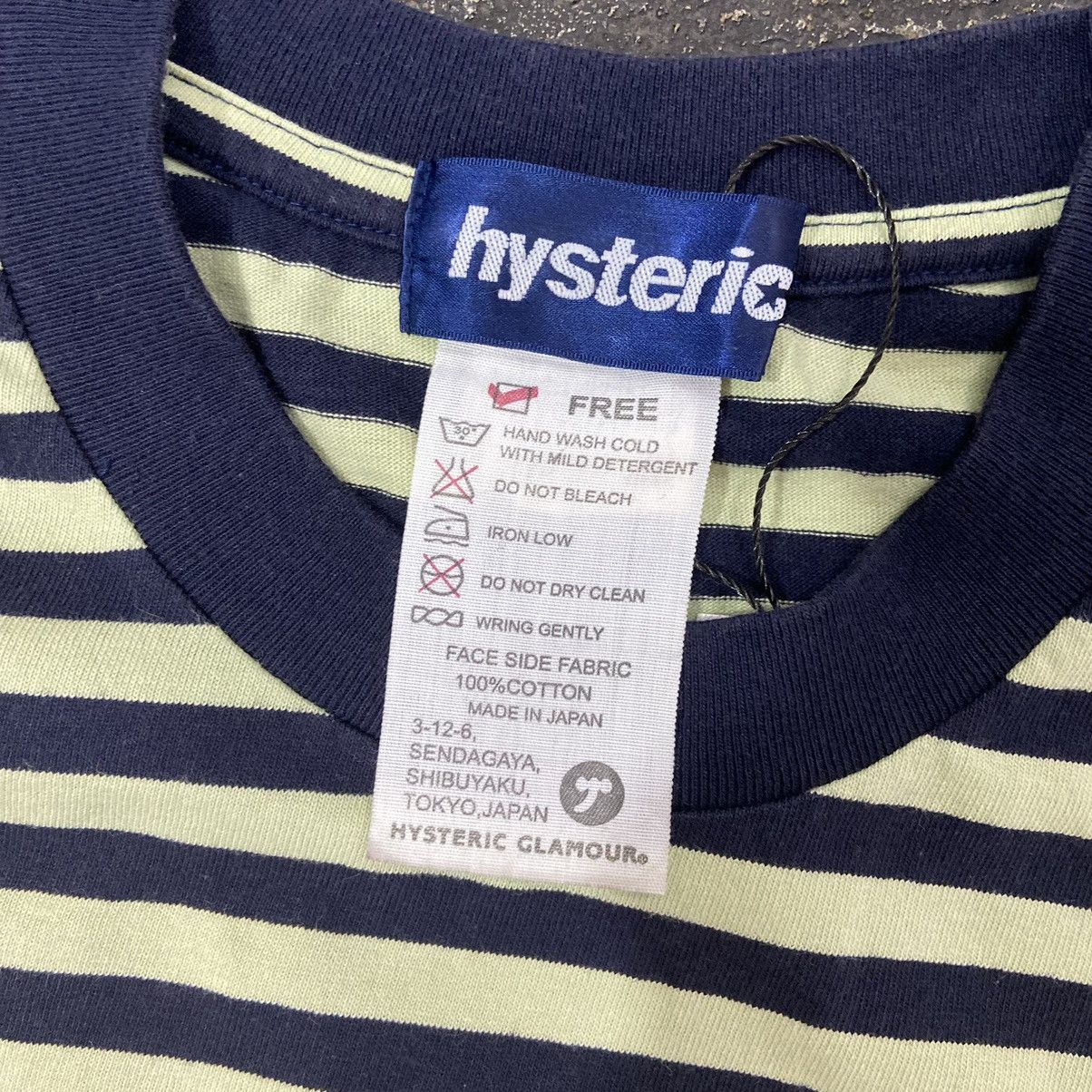 Hysteric Glamour × Japanese Brand × Vintage Hysteric Glamour Chillin Stripe Tshirt Size US S / EU 44-46 / 1 - 5 Thumbnail
