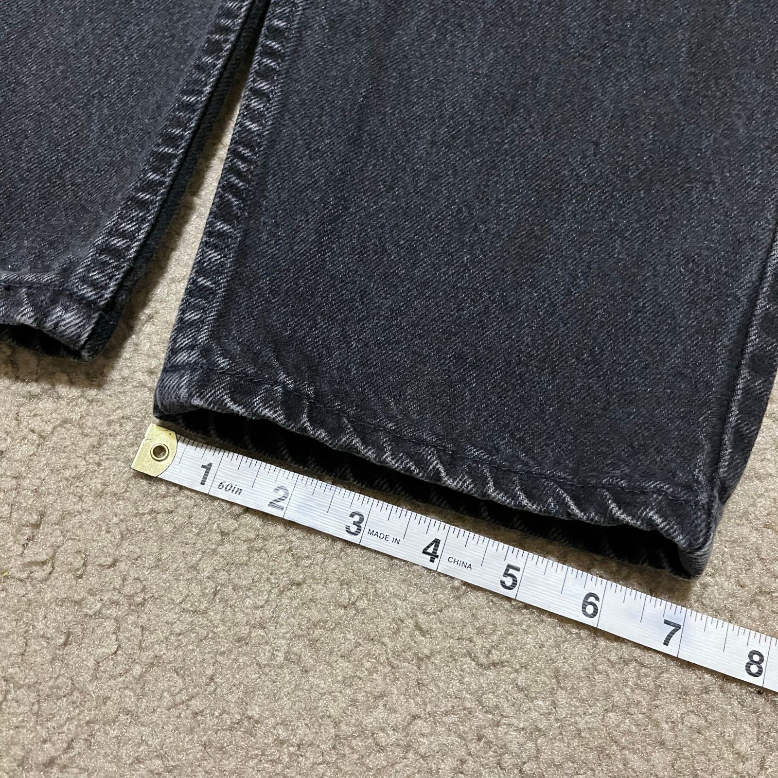Levi's Vintage Levi’s 550 Orange Tab Relaxed Tapered Black Jeans Size US 36 / EU 52 - 8 Thumbnail