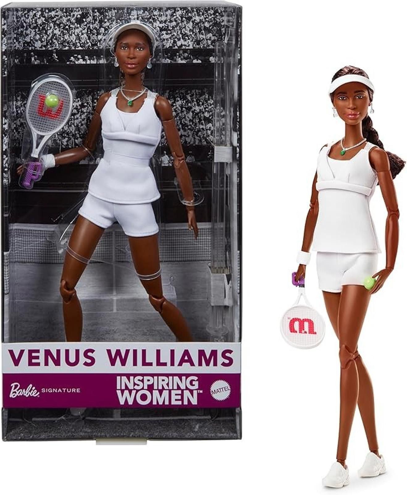 Other 2025 Venus Williams Barbie Tennis Uniform Doll HRM49 IN HAND Size ONE SIZE - 5 Thumbnail