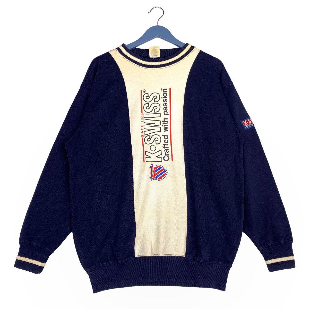 K-Swiss × Vintage Vintage 90s K.Swiss Craffted With Passion All Print Size US L / EU 52-54 / 3 - 1 Thumbnail