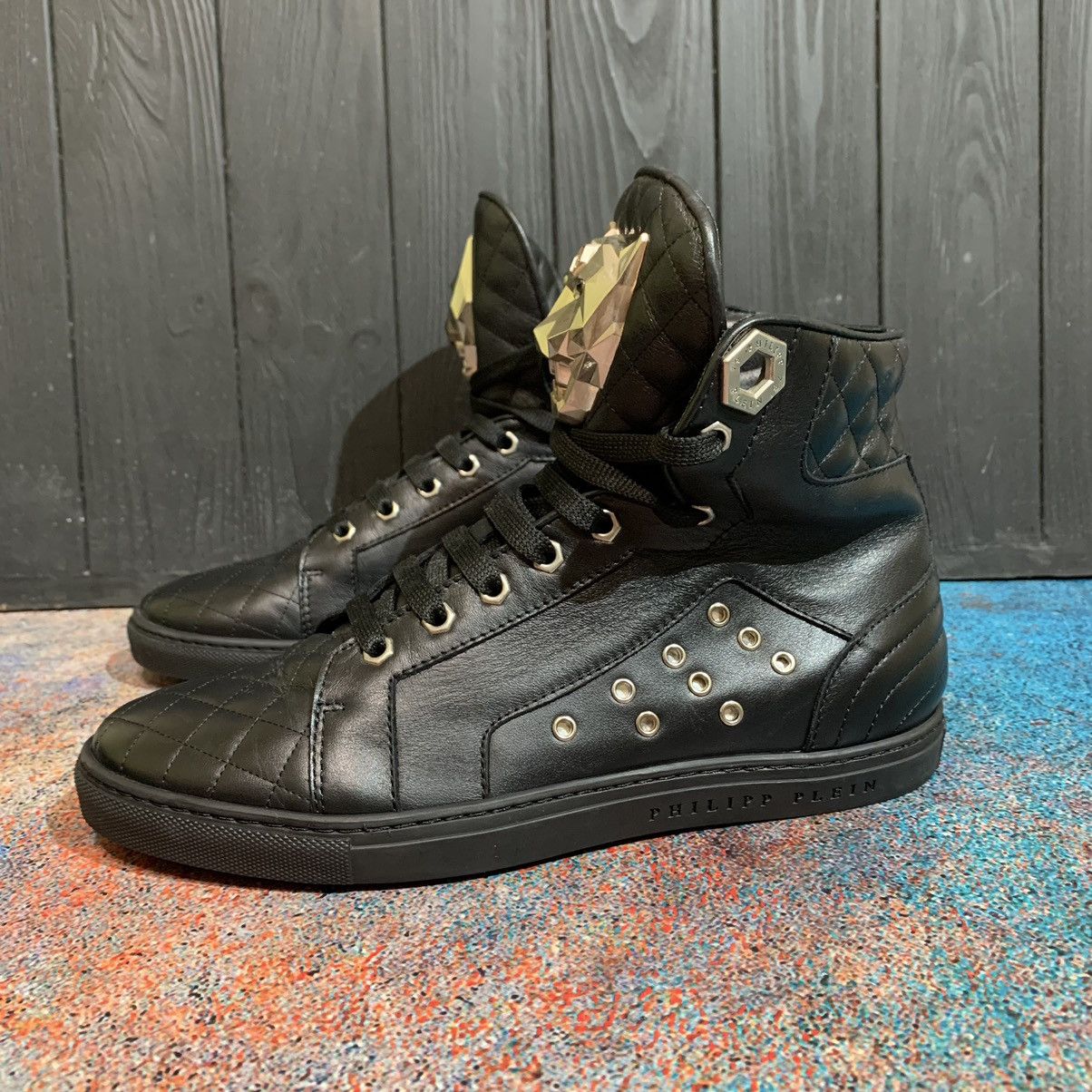 Philipp Plein Philipp Plein Women’s Leather Sneakers Size 38 Size US 8 / IT 38 - 4 Thumbnail