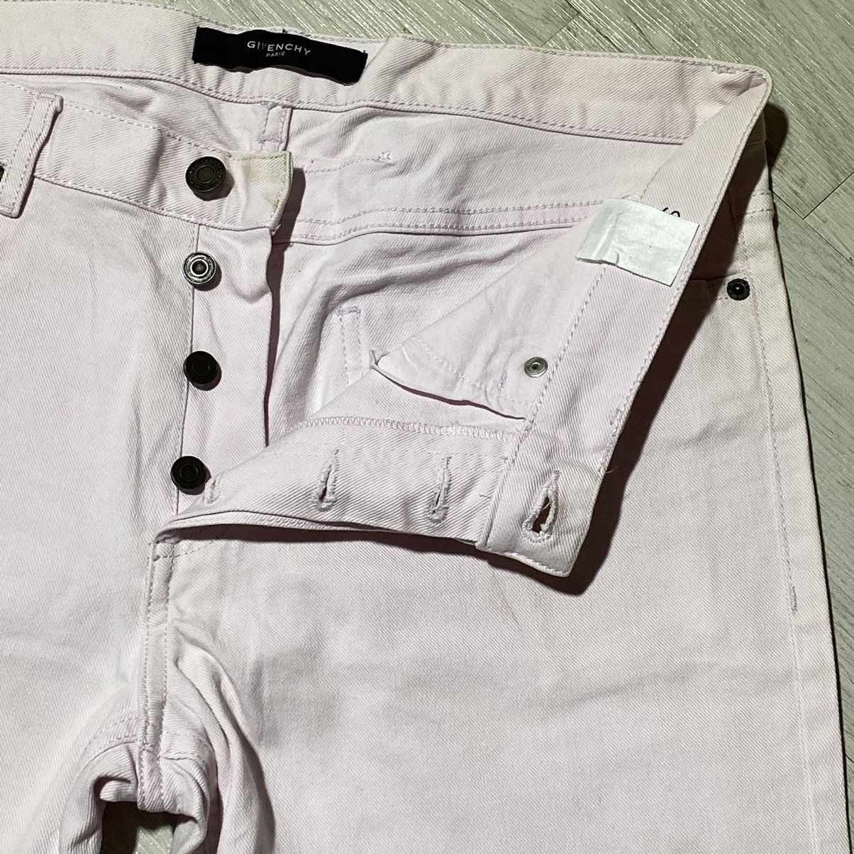 Designer × Givenchy Givenchy Light Pink Slim Jeans Size US 33 - 6 Thumbnail