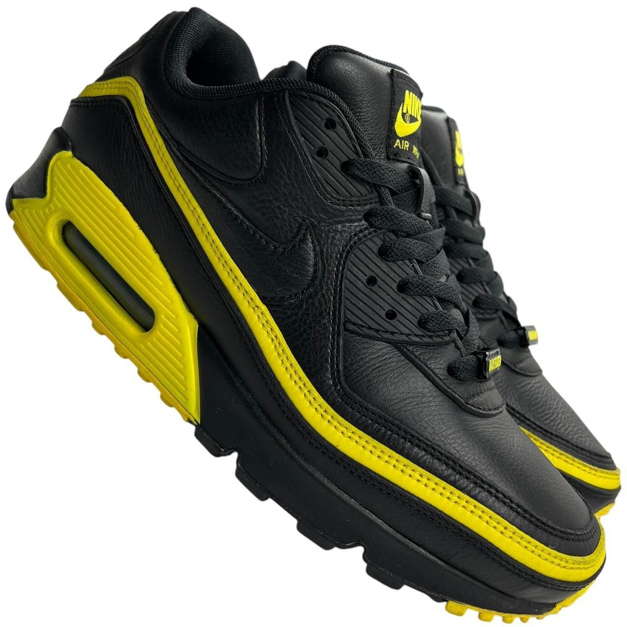 Nike × Undefeated Nike UNDFTD Air Max 90 Black Optic Yellow - US 9 / EU 42.5 Size US 9 / EU 42 - 1 Thumbnail