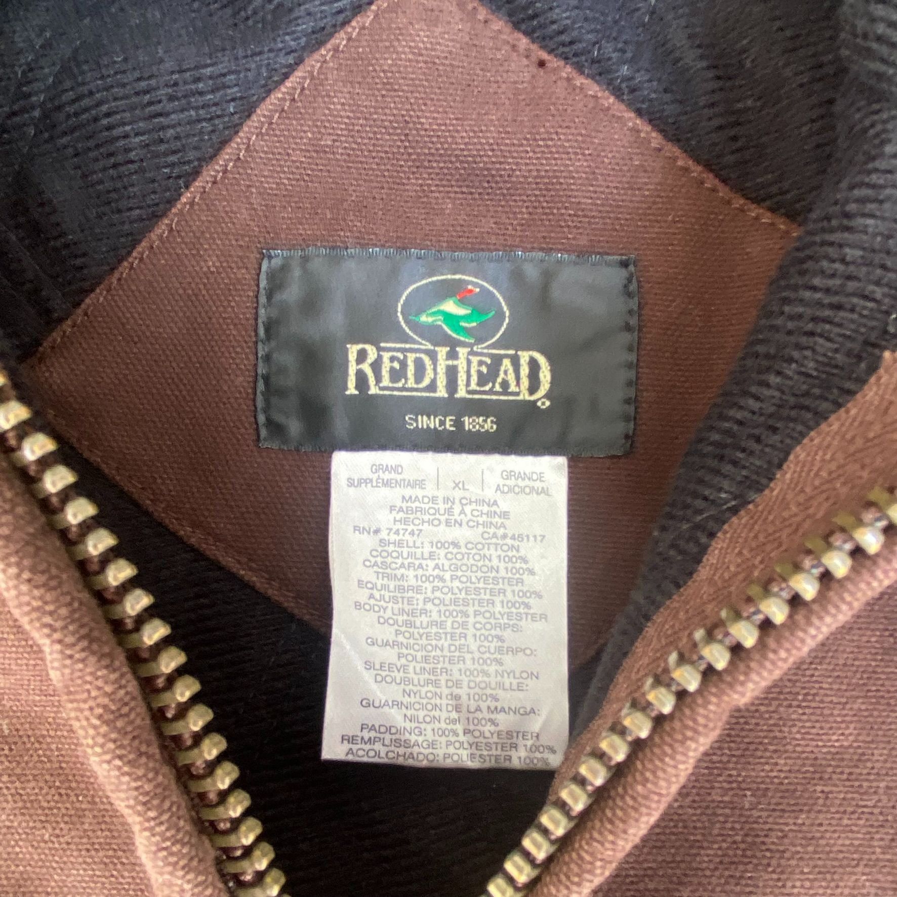 Redhead Vintage 90s Brown Work Jacket Grunge Carhartt Workwear Rare Size US XL / EU 56 / 4 - 5 Thumbnail